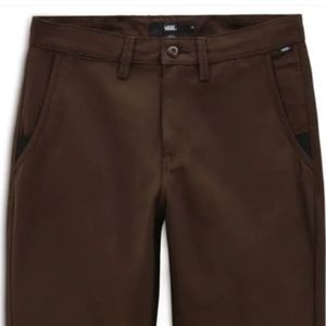 BNWT Authentic Chino Pro Straight Fit Relaxed Rise Men's pant Brown Size 34